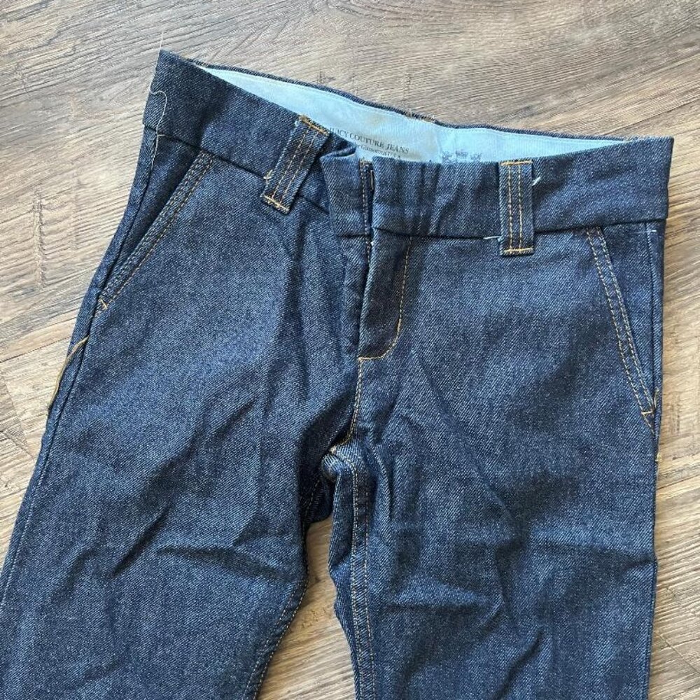 Juicy Couture Dark Denim Low Rise Mega Flare Jeans 25 Woman's